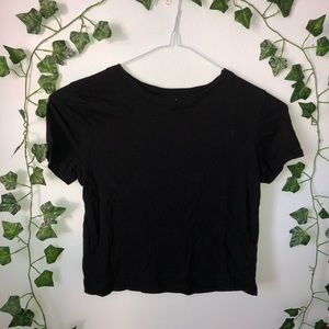 ❌SOLD - Soft black baby tee!